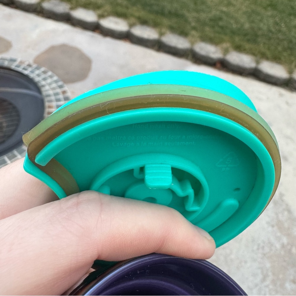 Starbucks Fall 2020 Navy Iridescent Double Wall Ceramic Tumbler 12 oz Coffee Mug - Picture 13 of 13